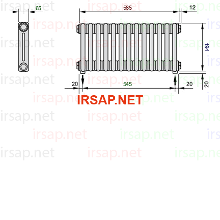 Радиатор IRSAP Tesi 20200/13 T16 CL 01